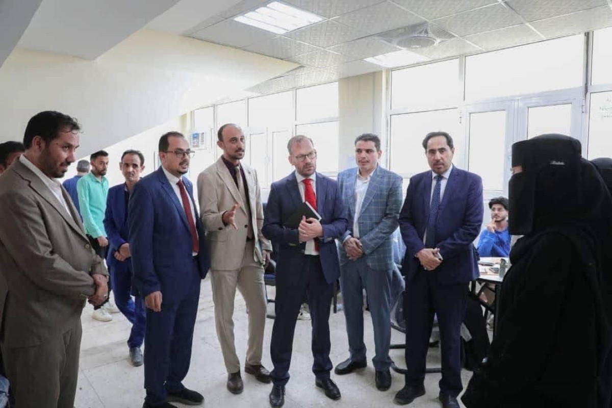 وفد أممي يزور مركز تأهيل الشباب في عدن