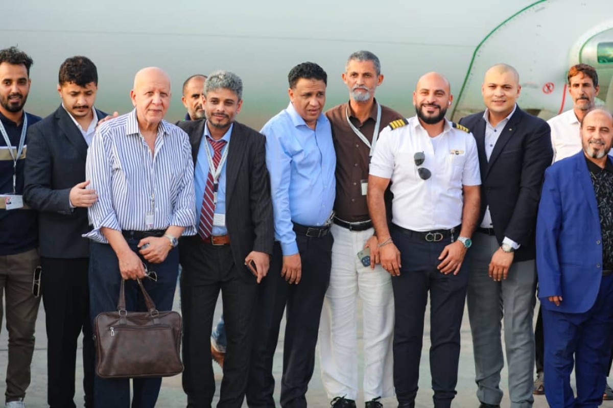 عودة رحلات طيران الملكة بلقيس إلى الأجواء من مطار عدن الدولي