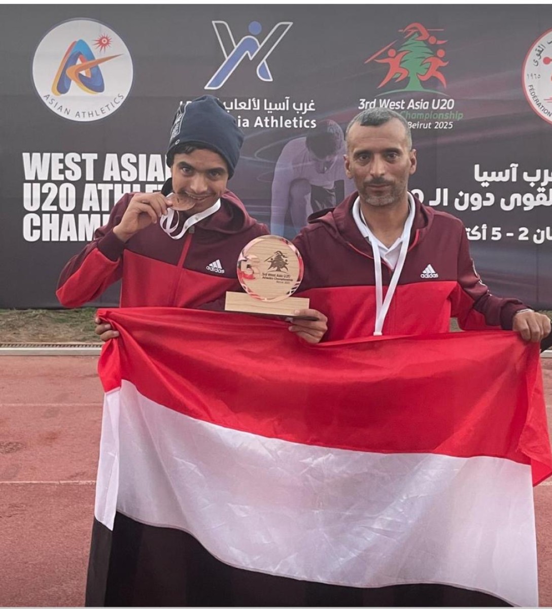 اليمن يحصد الذهبية عبر العداء عبدالله الحسولي في بطولة غرب آسيا