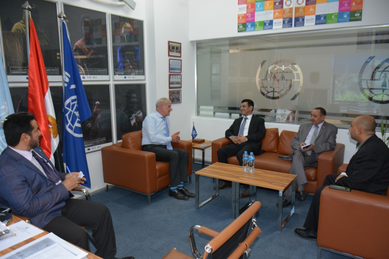 السفير مارم يلتقي رئيس البعثة الدولية التابعة للامم المتحدة للهجرة